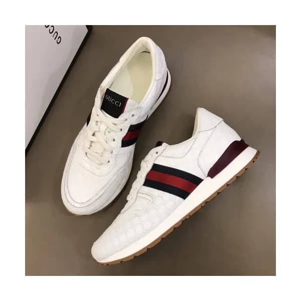 [1:1]Gucci 2019 Mens Ace Leather Sneakers - 구찌 남성 … - 1