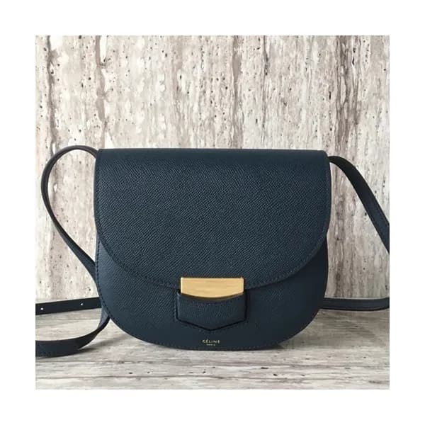 Celine Leather Trotteur Shoulder Bag,19CM - 셀린느 레더… - 1