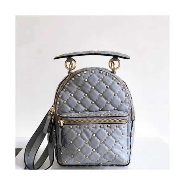 Valentino 2019 Leather Garavani Ruckstud Spike Min… - 1