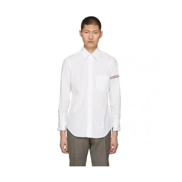 [미니멀]Thom Browne 2019 Mens Slim Fit Strap Cotton T… - 1