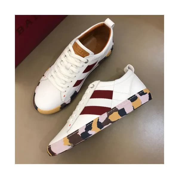 [프리미엄]Bally 2019 Mens Business Calfskin Sneakers -… - 1