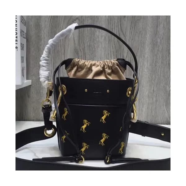 Chole 2019 Roy Leather Bucket Tote Shoulder Bag, 2… - 1