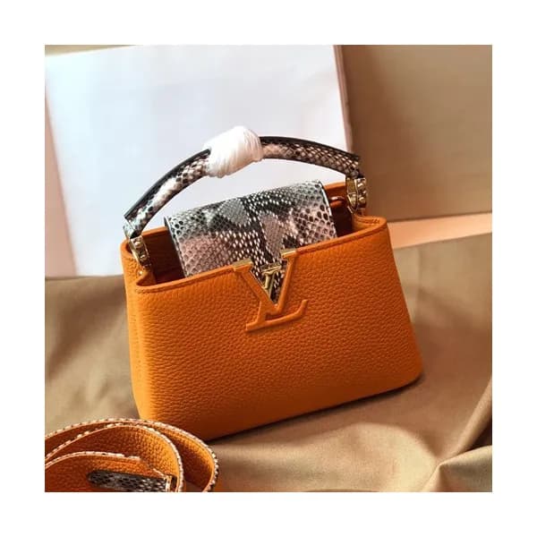 Louis Vuitton 2019 Capucines Tote Shoulder Bag,21c… - 1