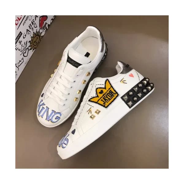 [커스텀급]Dolce&Gabbana 2019 Mens Graffity Leather Sne… - 1