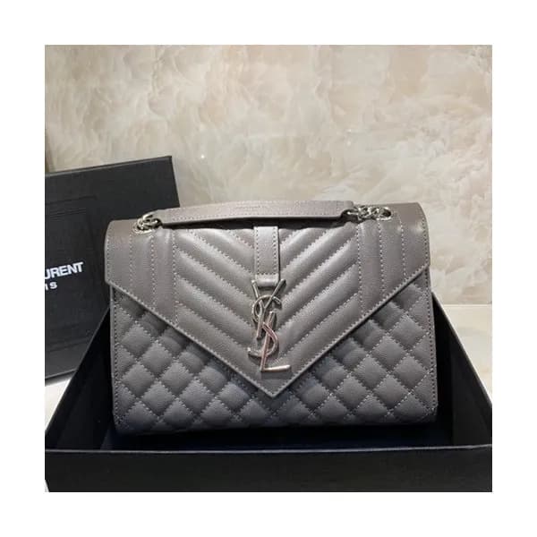 Saint Laurent 2019 Women Envelop Satchel Shoulder … - 1