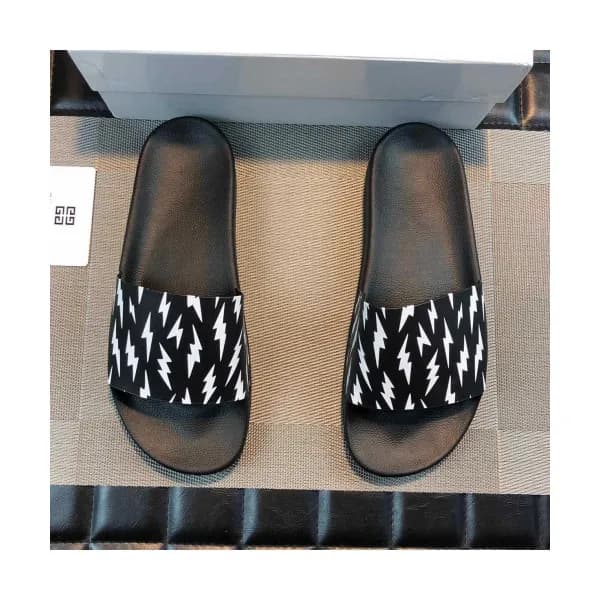 Givenchy 2019 Mens Casual Logo Leather Slipper - 지… - 1