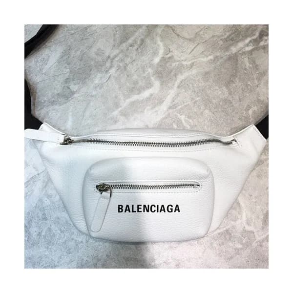 Balenciaga 2019 Leather Mini Hip Sack Belt Bag,18C… - 1