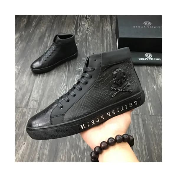 Philipp plein 2019 Mens Leather Sneakers - 필립플레인 … - 1