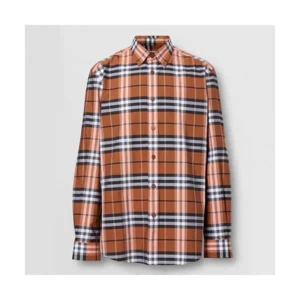 Burberry 2019 Mens Vintage Logo Slim Fit Cotton sh… - 1