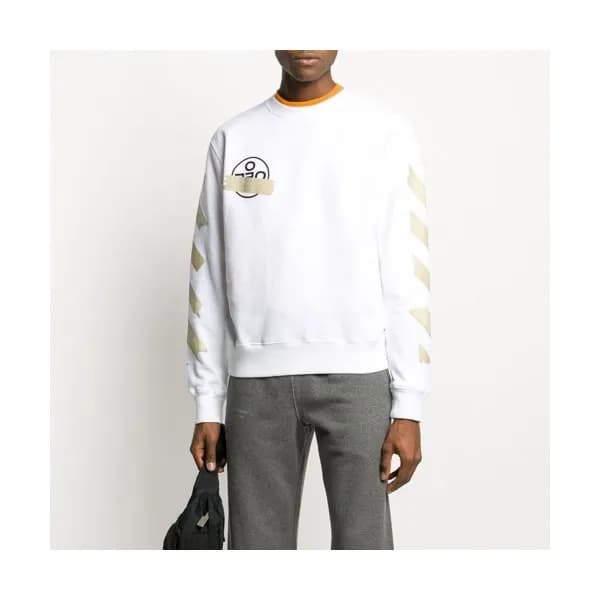 Off-white 2019 Mens Logo Cotton Man-to-man - 오프화이트… - 1