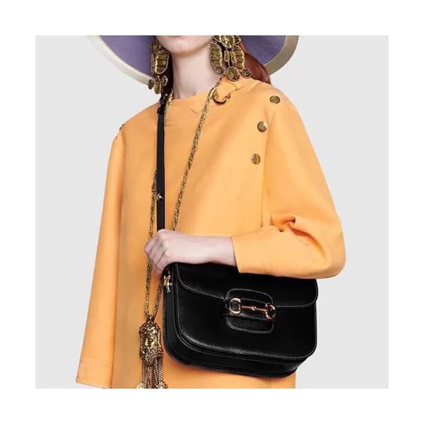 Gucci 2019 Horsebit Leather Shoulder Bag,25CM - 구찌… - 1