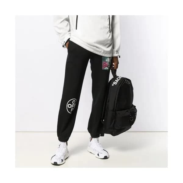Off-White 2019 Mens Logo Cotton Training Pants - 오… - 1