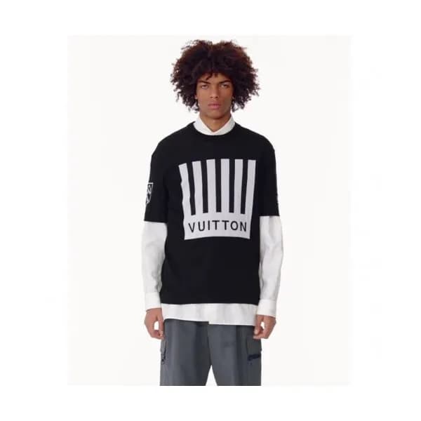 LouisVuitton 2019 Mens Crew -neck Cotton Short Sle… - 1