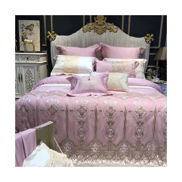 Versace 2020 Supima Cotton & Lace Bedding 4 Set - … - 1