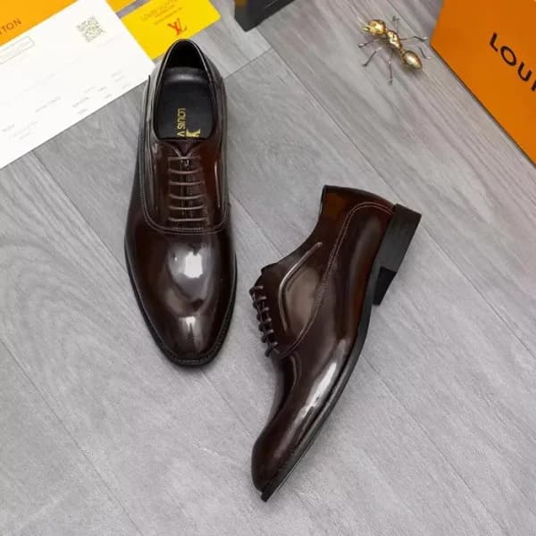 Louis Vuitton 2024 Mens Leather Oxford Shoes,LOUS1… - 1