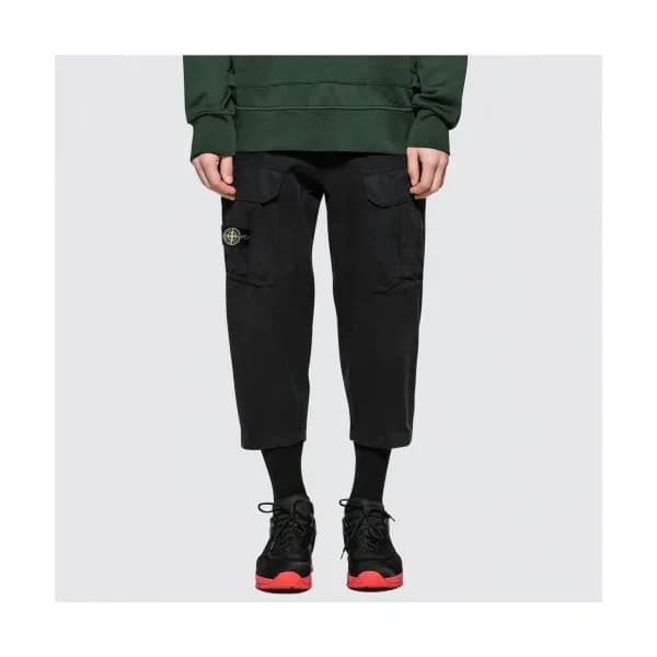 Stone Island 2020 Mens Logo Casual Cotton Pants - … - 1