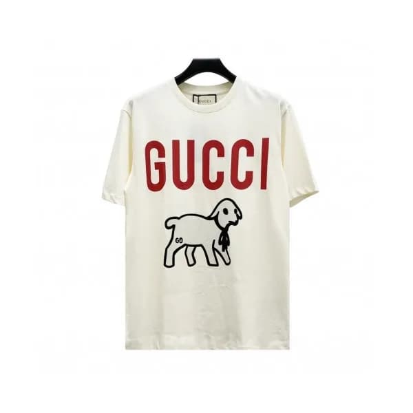[매장판]Gucci 2020 Mm/Wm Logo Cotton Short Sleeved Ts… - 1