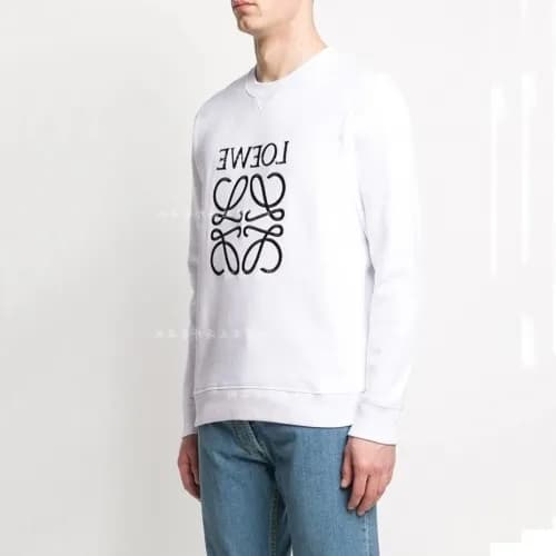 [로에베]Loewe 2020 Mens Logo Crew-neck Cotton Tshirts… - 1