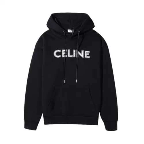 Celine Mm/Wm Logo Cotton Hoodie - 셀린느 2020 남/녀 로고 … - 1