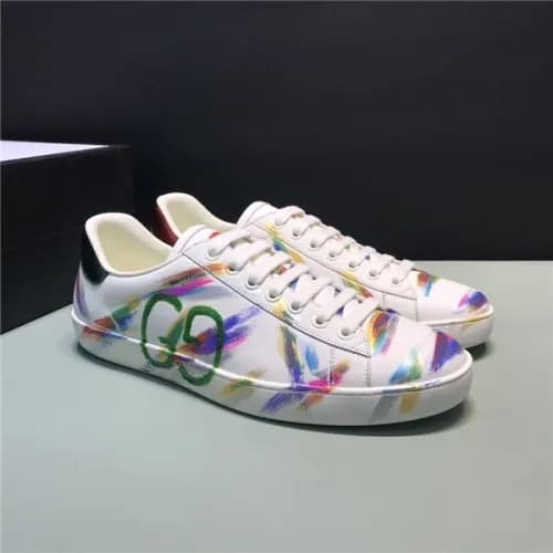 Gucci 2020 Men's Leather Sneakers - 구찌 2020 남성… - 1