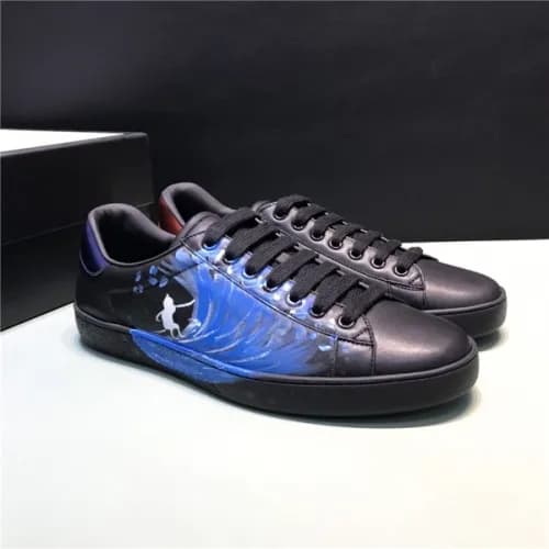 Gucci 2020 Men's Leather Sneakers - 구찌 2020 남성… - 1