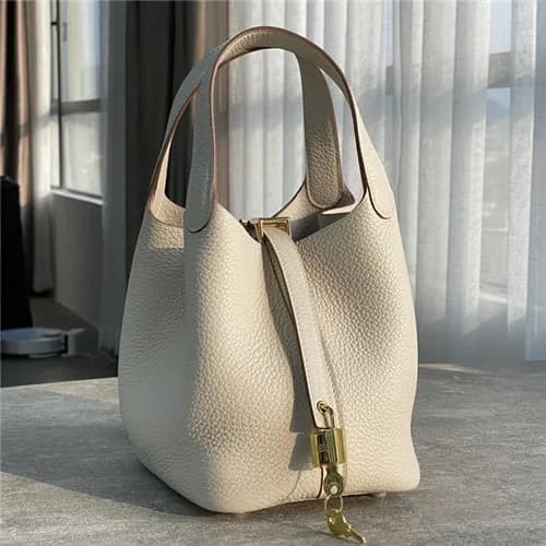 [에르메스]Hermes 2021 Women's Leather Bucket Tote … - 1