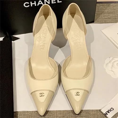 Chanel 2021 Women's Leather High Heel - 샤넬 202… - 1