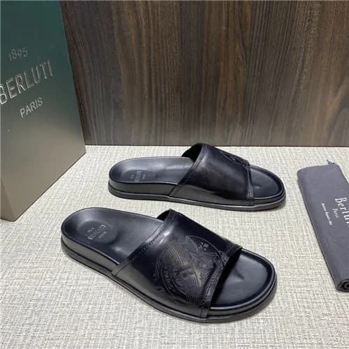 Berluti 2021 Men's Leather Mule,BERTS0231 - 벨루… - 1