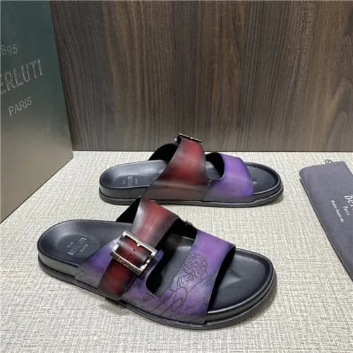 Berluti 2021 Men's Leather Mule,BERTS0243 - 벨루… - 1