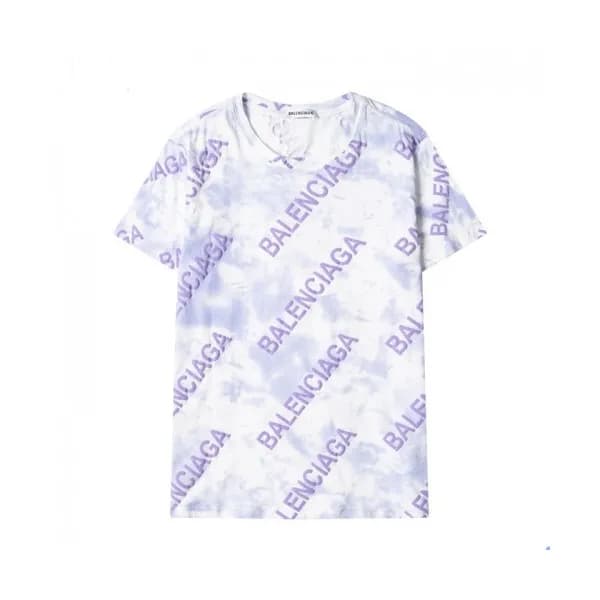 Balenciaga Mm/Wm Logo Cotton Short Sleeved Tshirt… - 1