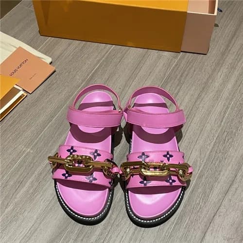 Louis Vuitton 2021 Women's Leather Sandal,LOUS… - 1