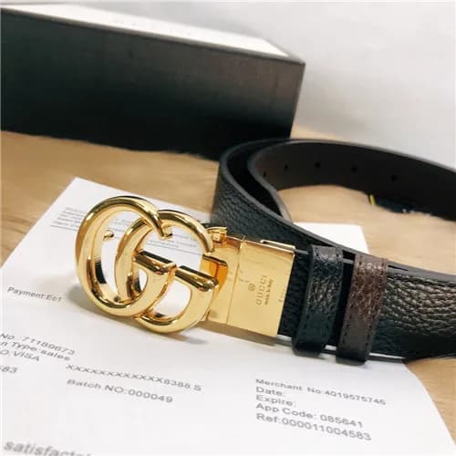 Gucci 2021 Women's Leather Belt,3.0cm,GUBT0217… - 1
