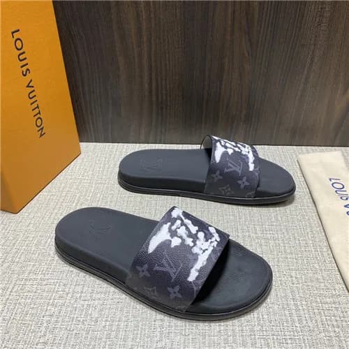 Louis Vuitton 2021 Men's Leather Slipper,LOUS2… - 1