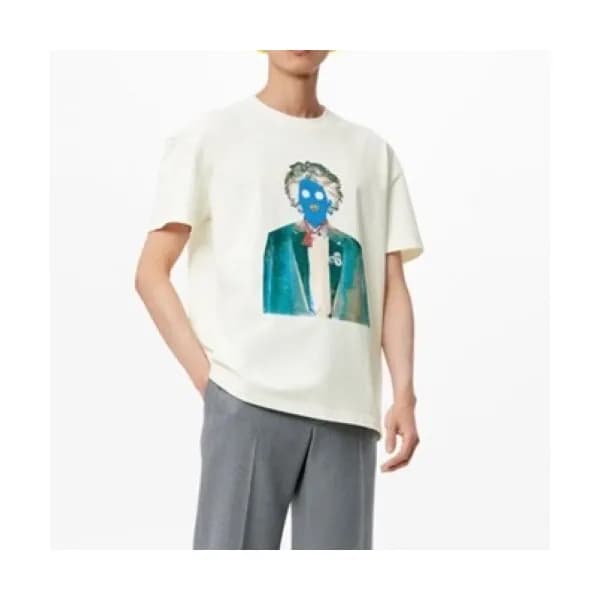 Louis vuitton Mm/Wm Logo Short Sleeved Tshirts Wh… - 1