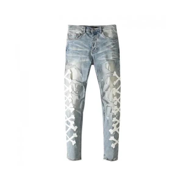 Amiri Mens Trendy Denim Pants Blue - 아미리 2021 남성 … - 1