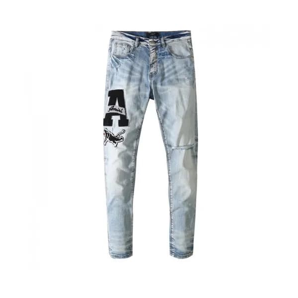 Amiri Mens Trendy Denim Pants Blue - 아미리 2021 남성 … - 1