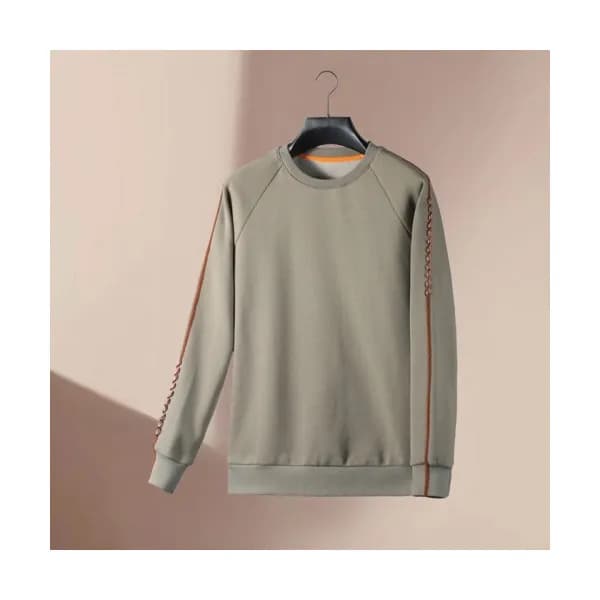 Hermes Mens Logo Casual Cotton Hoodie Gray - 에르메스… - 1