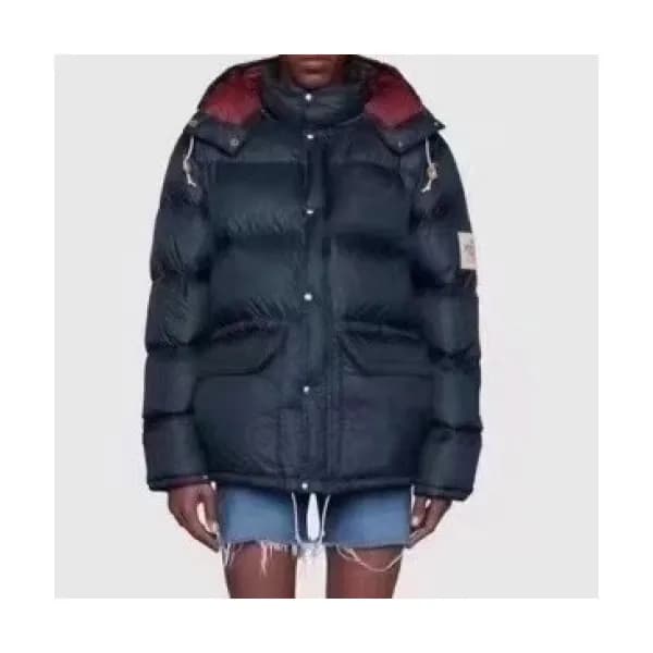 Gucci Mm/Wm Logo Casual Duck Down Padding Blue - … - 1