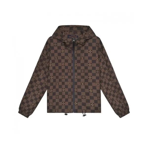 Louis vuitton Mens Logo Casual Jackets Brown - 루이… - 1