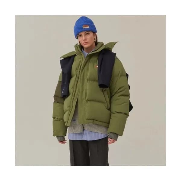 ADER Mm/Wm Patch Logo Modern Down Padding Green -… - 1