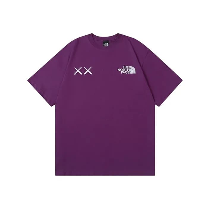 노스페이스 남성 퍼플 크루넥 반팔티 - The North Face Mens Purple T… - 1