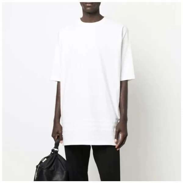 요지야마모토 남성 화이트 크루넥 반팔티 - Mens White Tshirts - y3/01… - 1