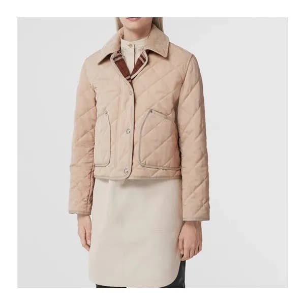 버버리 여성 베이지 다운 자켓 - Burberry Womens Beige Jackets -… - 1