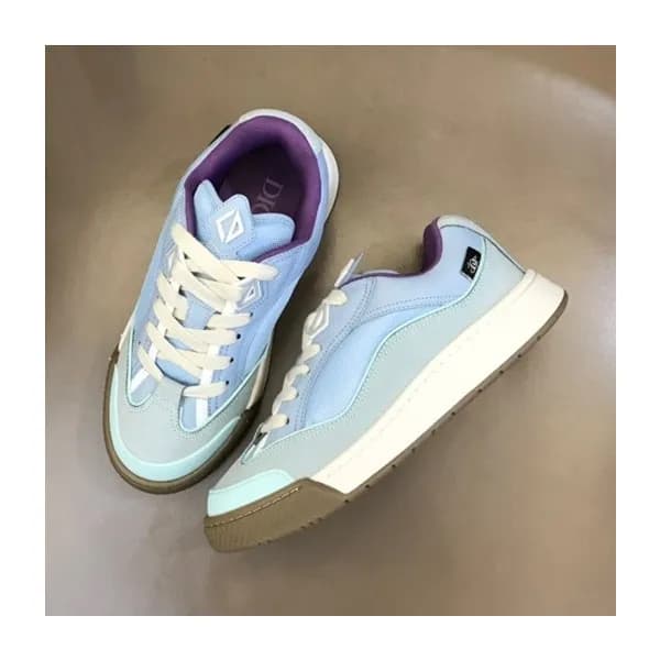 디올 남/녀 블루 스니커즈 - Dior Unisex Blue Sneakers - dio02… - 1