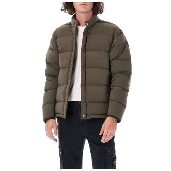 스톤아일랜드 남성 카키 구스다운 패딩 - Stone Island Mens Khaki Pad… - 1