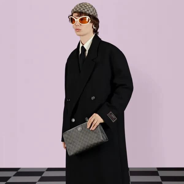 구찌 남성 오피디아 그레이 클러치 - Gucci Mens Gray Clutch - gu12… - 1