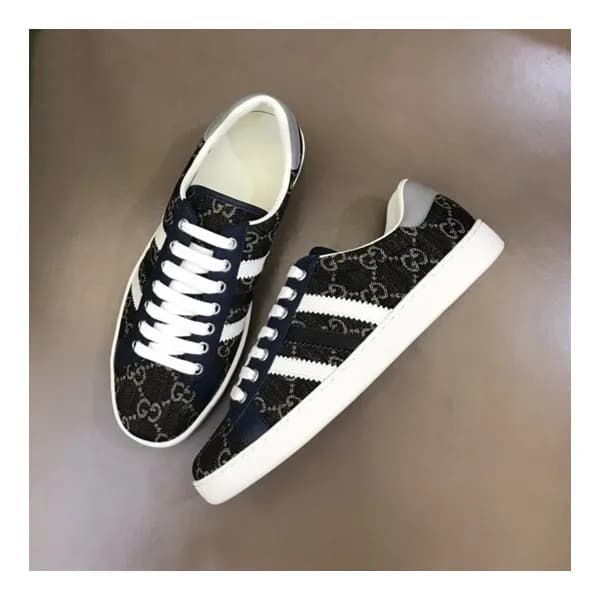 구찌 남/녀 블랙 스니커즈 - Gucci Unisex Black Sneakers- gu56… - 1