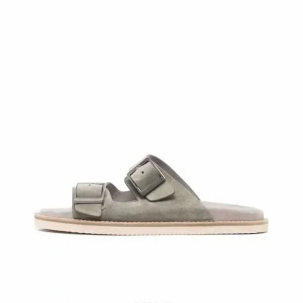 브루넬로쿠치넬리 남성 그레이 슬리퍼 - Brunello Cucinelli Mens Gray… - 1