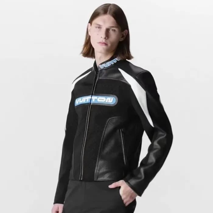 루이비통 남성 블랙 가죽 자켓 - Louis vuitton Mens Black Jacket… - 1