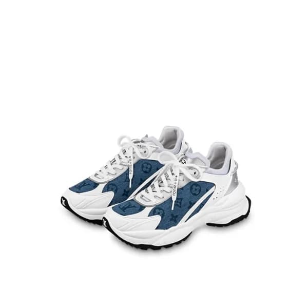 루이비통 여성 블루 스니커즈 - Louis vuitton Womens Blue Sneake… - 1